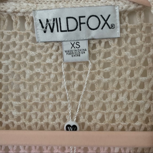 Wildfox Yara Distressed Dolman Cardigan size XS - Picture 10 of 11